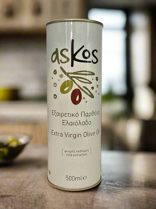 Ulei de măsline ASKOS Alb cu aromă delicată - Conținut 500 ml, Aromă delicată