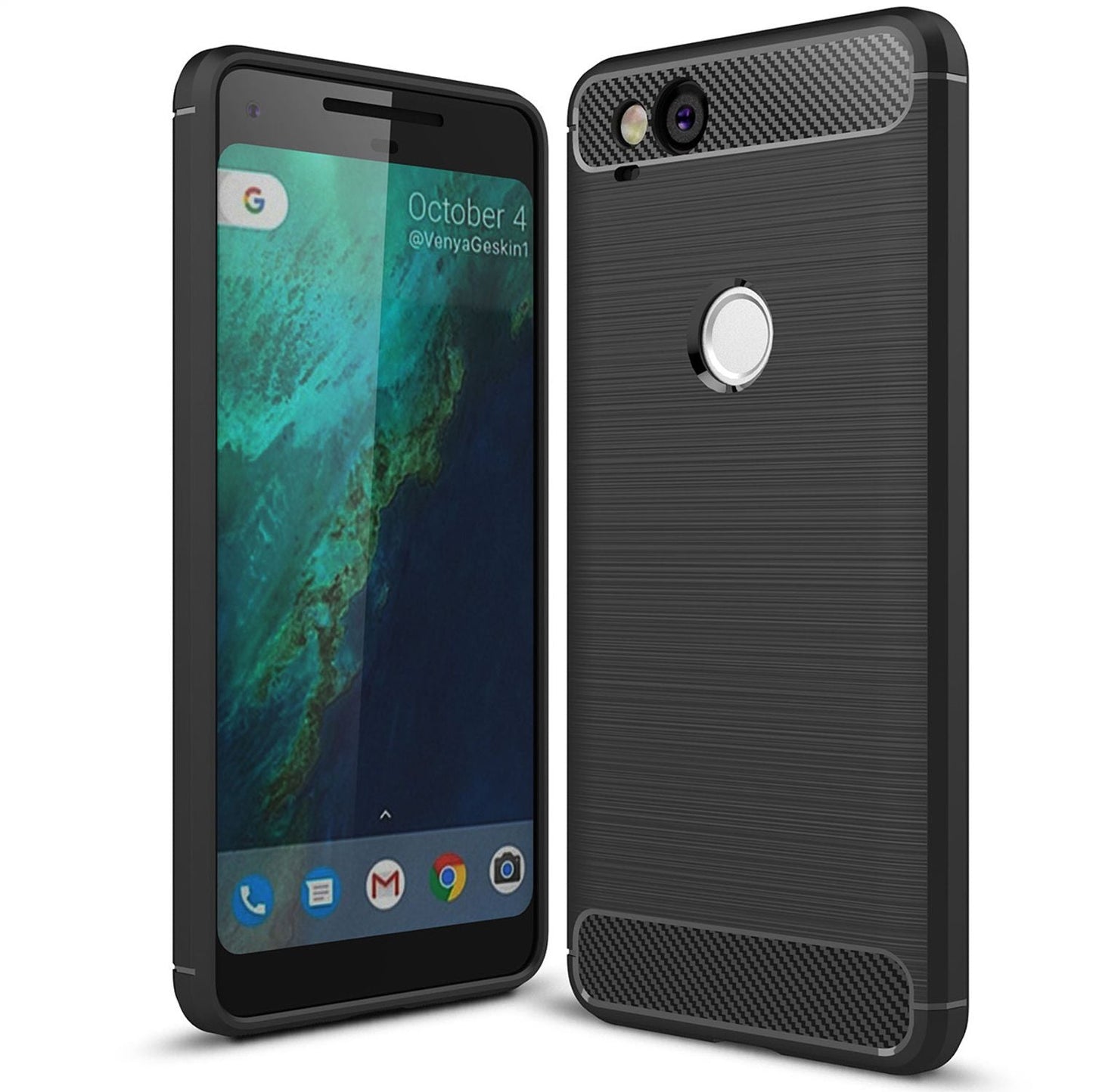Google Pixel 2 Handy Hülle von NALIA, Dünnes Case Cover Silikon Schutz Bumper