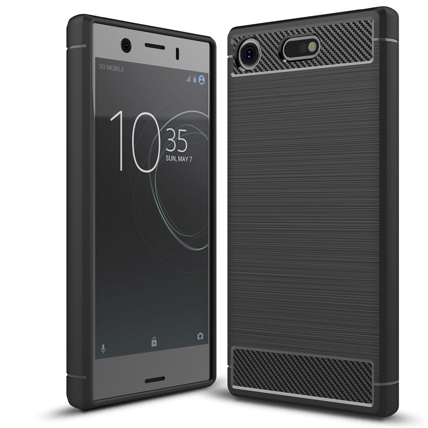 Carcasă de protecție subțire pentru Sony Xperia XZ1 Compact - Dimensiune XZ1 Compact, Material silicon TPU, Potrivire precisă