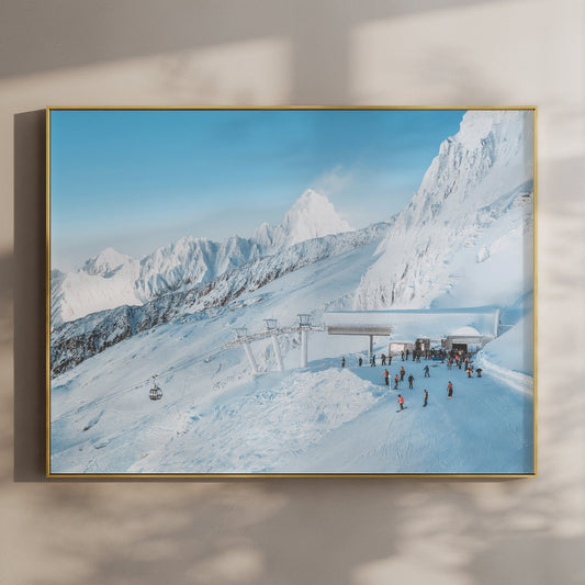 Bochard Skilift-Station Grand Montets - Auflage 50, 300 DPI, 30x40 cm