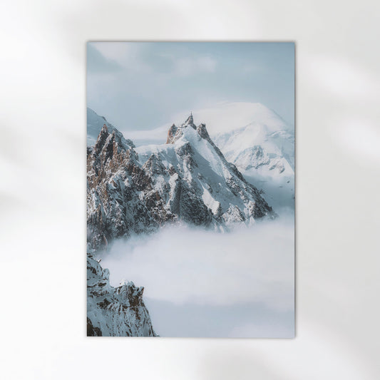 Aiguille Du Midi Art Print - Papiergewicht 200 g/m² Format A3 DPI 300