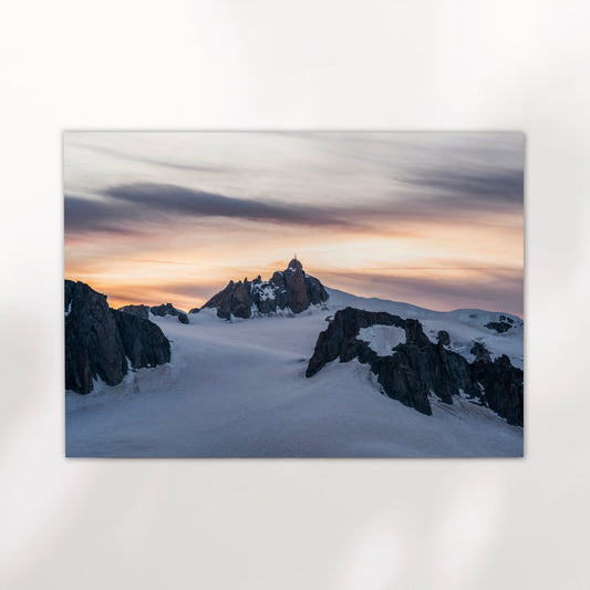 AiguilleDuMidi Kunstdruck Alpenblick - Auflage 200, Größe 40x60 cm