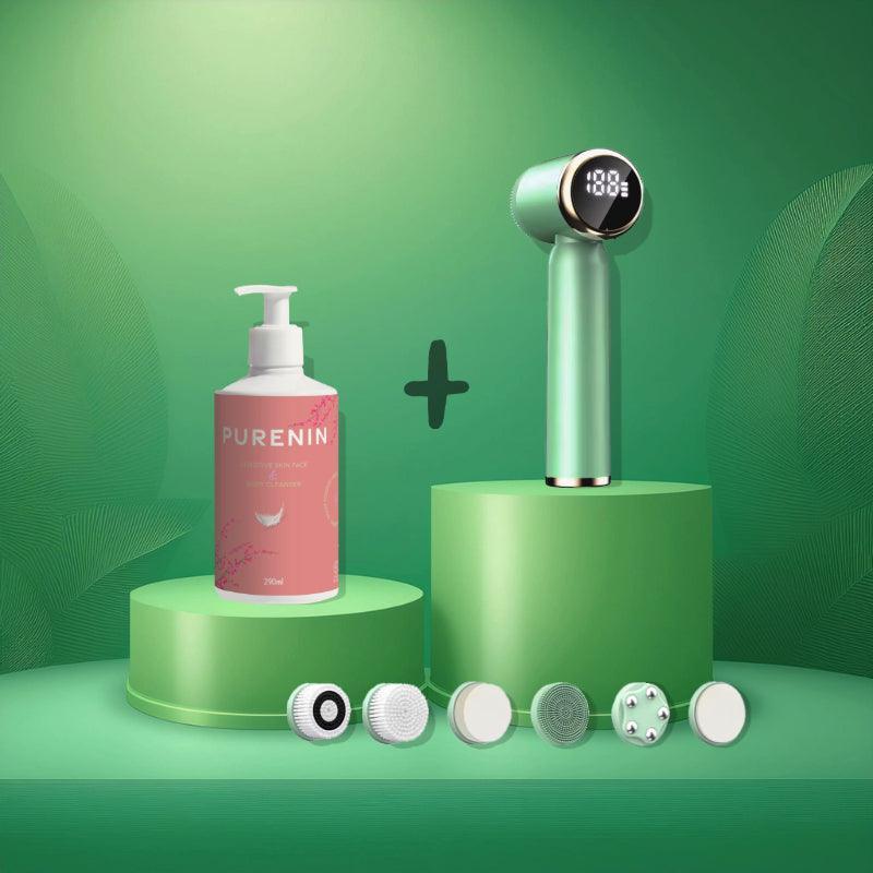 PURENIN Gesichtsbürste - 6in1 Set