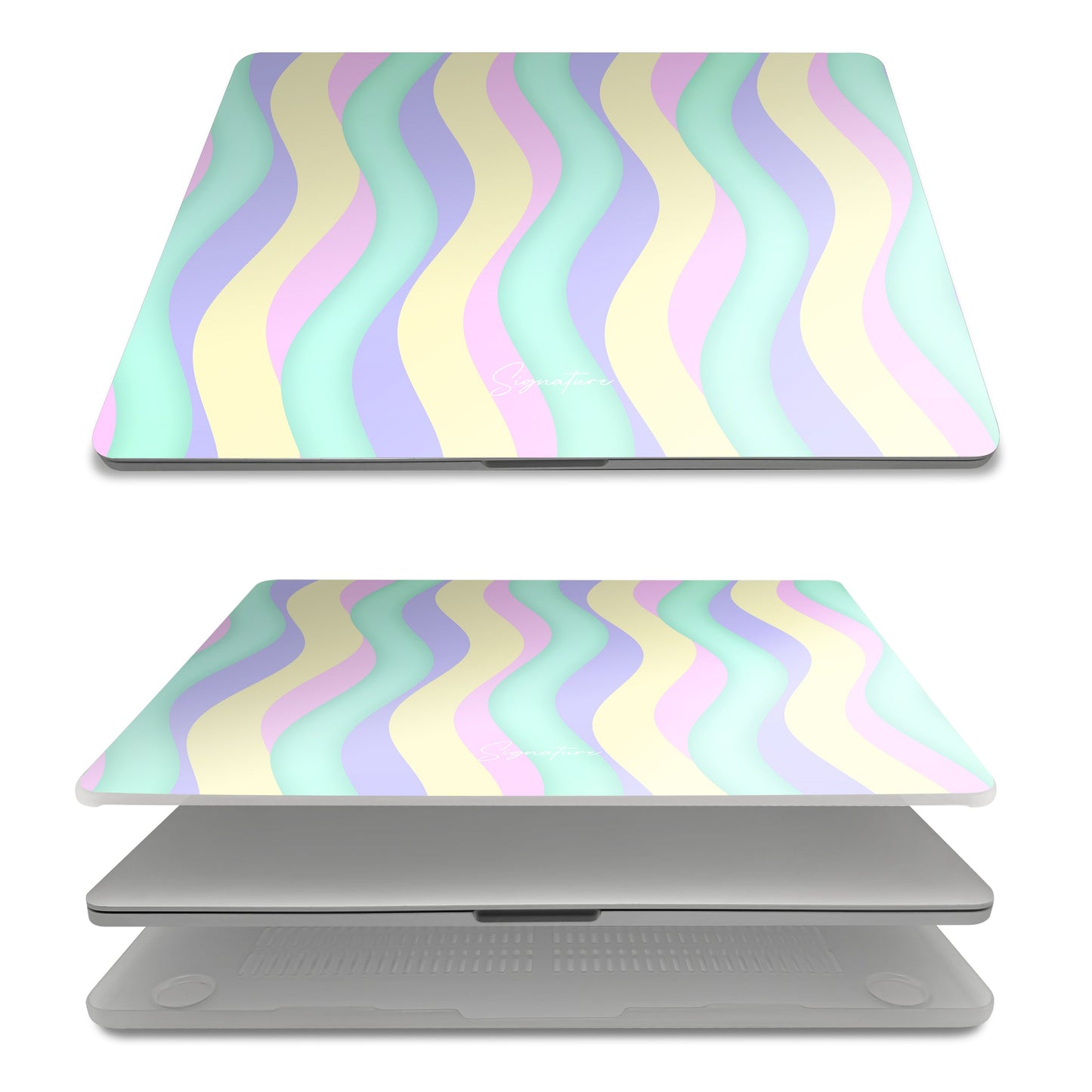 Husă NALIA Curves pentru MacBook Air 15 - Dimensiuni 15 inch, piele PU