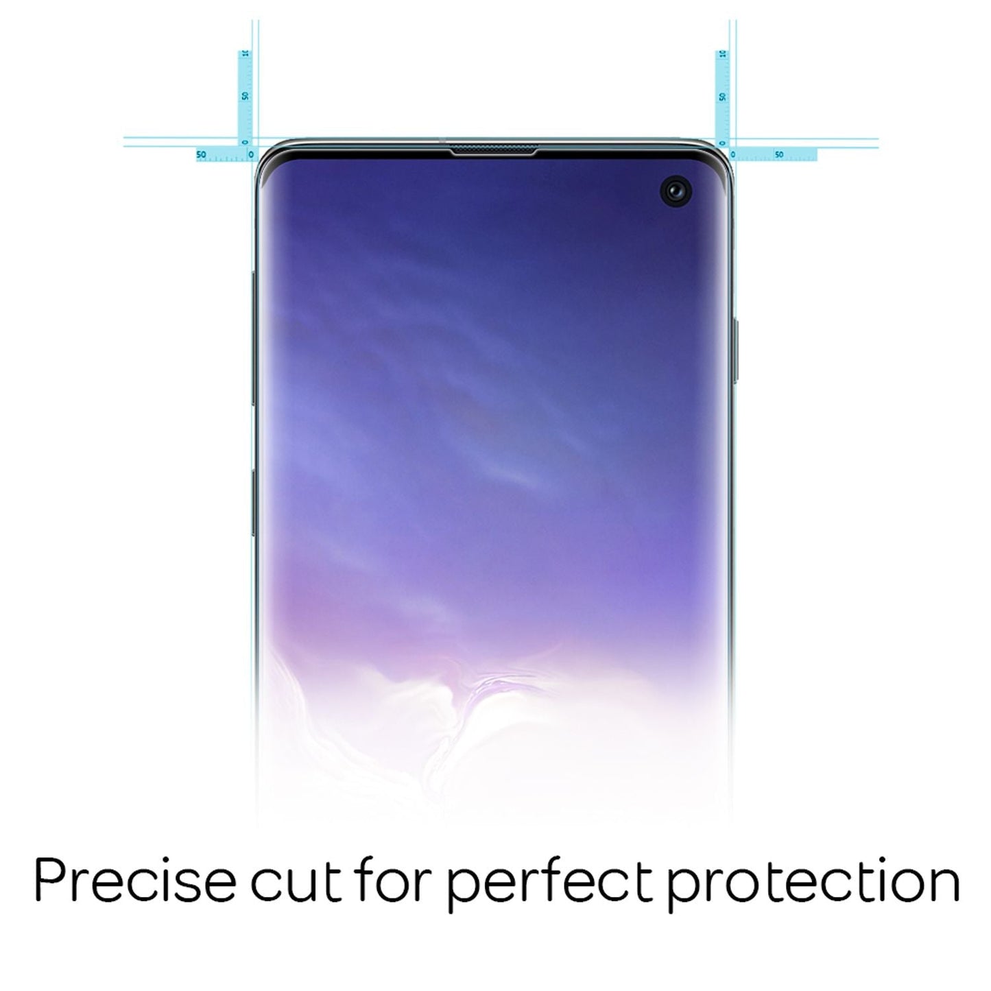 NALIA 2x Schutz Glas für Samsung Galaxy S10, 9H Full Cover Display Panzer Folie