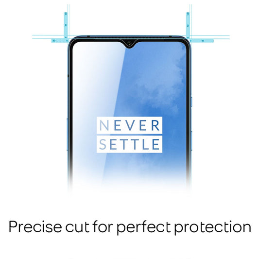 NALIA (2-Pack) Schutzglas für OnePlus 7T Glas, Full-Cover Screen Display Schutz