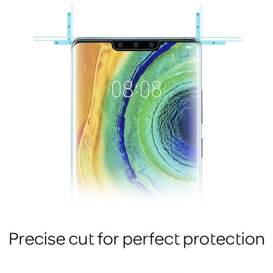 NALIA Schutzglas für Huawei Mate30 Pro Glas, 9H Full-Cover Screen Display Schutz