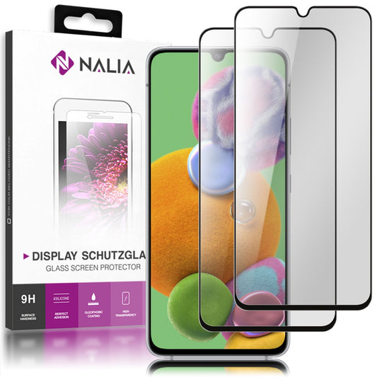 NALIA (2-Pack) Schutzglas für Samsung Galaxy A90 5G Glas, 9H Display Schutz