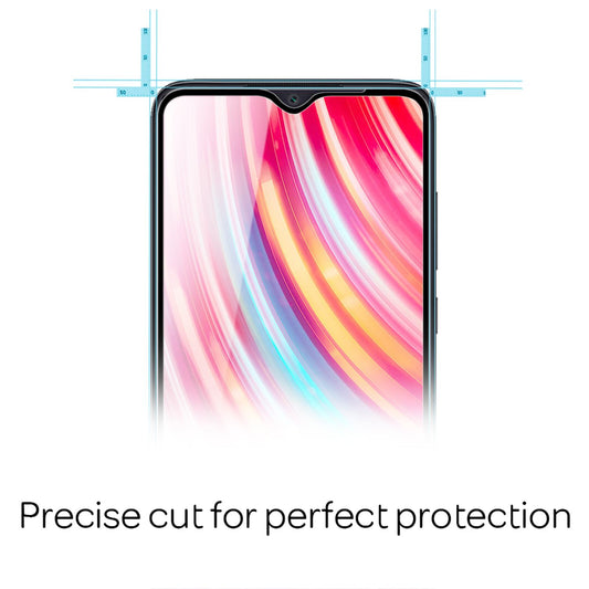 NALIA (2-Pack) Schutzglas für Xiaomi Redmi Note 8 Pro Glas Screen Display Schutz