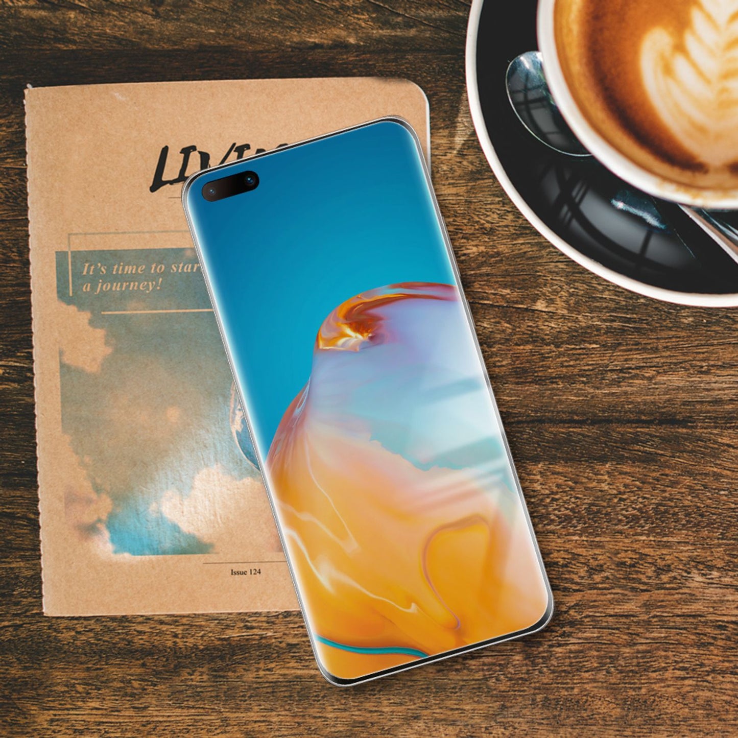 NALIA 2x Schutz Glas für Huawei P40 Pro, 9H Full Cover Film Handy Display Folie