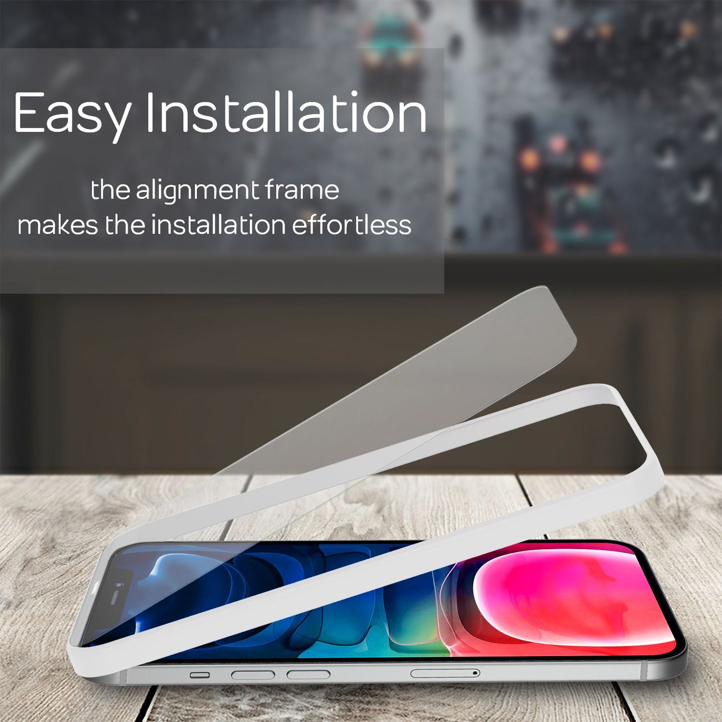 NALIA ArmorGlassX Schutzglas Rundumschutz - 9H Härte, Dicke 0,33mm, Passend Für iPhone 13 Mini