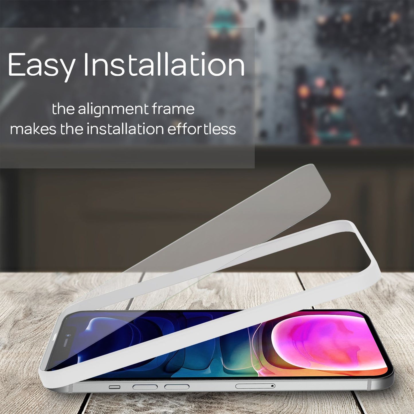 NALIA Berlin ArmorGlassX Schutzglas - 4x 9H Härte Für iPhone 13 Pro Max Inkl Schablone