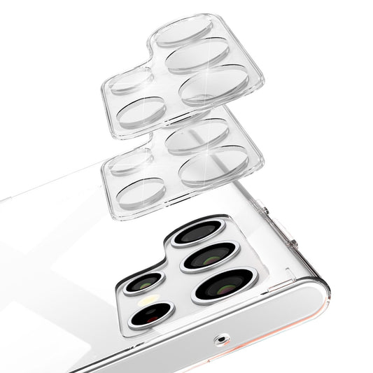 NALIA [2 Stück] Kamera-Schutzglas für Samsung Galaxy S24 Ultra Glas, Klarer Kratzfester 9H Linsen-Schutz für Rückkamera