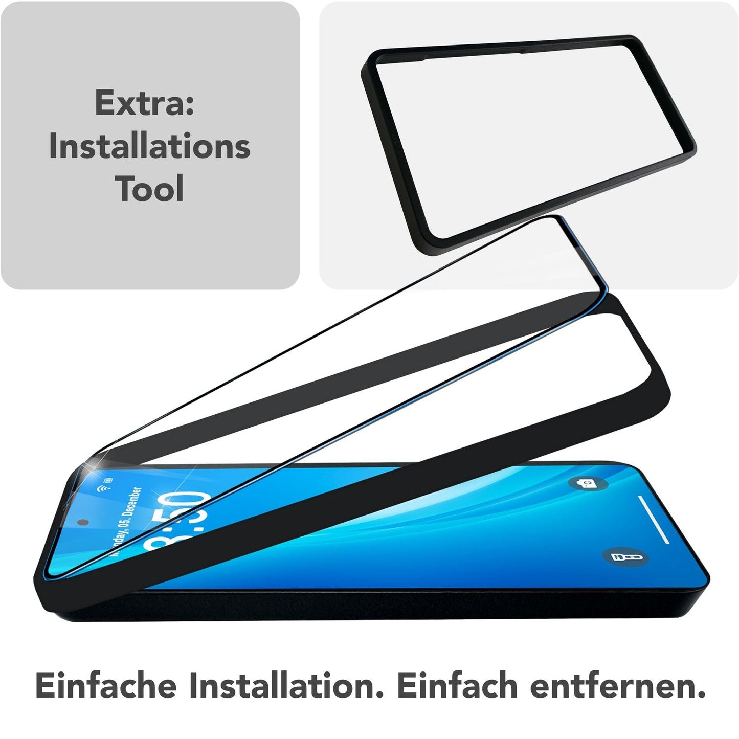 NALIA ArmorGlassX Samsung Galaxy S25 Ultra Klarer Displayschutz - Dicke 0,33 mm Härte 9H Passgenaue Installation