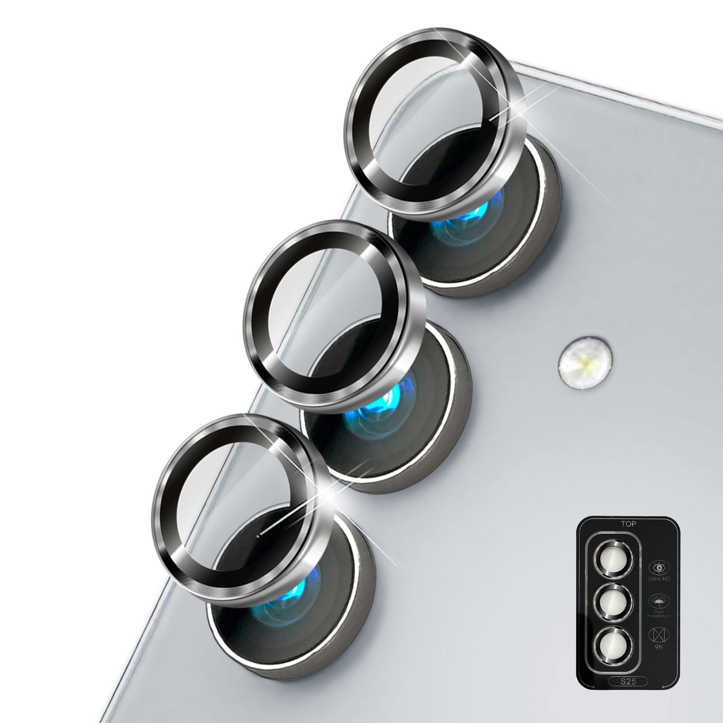 NALIA Focus.Pro CLX - Reflexionsfreier Kameraschutz 9H Härte, 3er Pack, Für Rückkamera