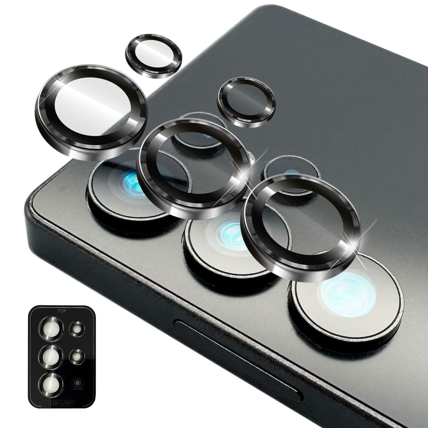 NALIA Focus.Pro CLX Reflexionsfreies Glas - 9H Für S25 Ultra 5er Pack