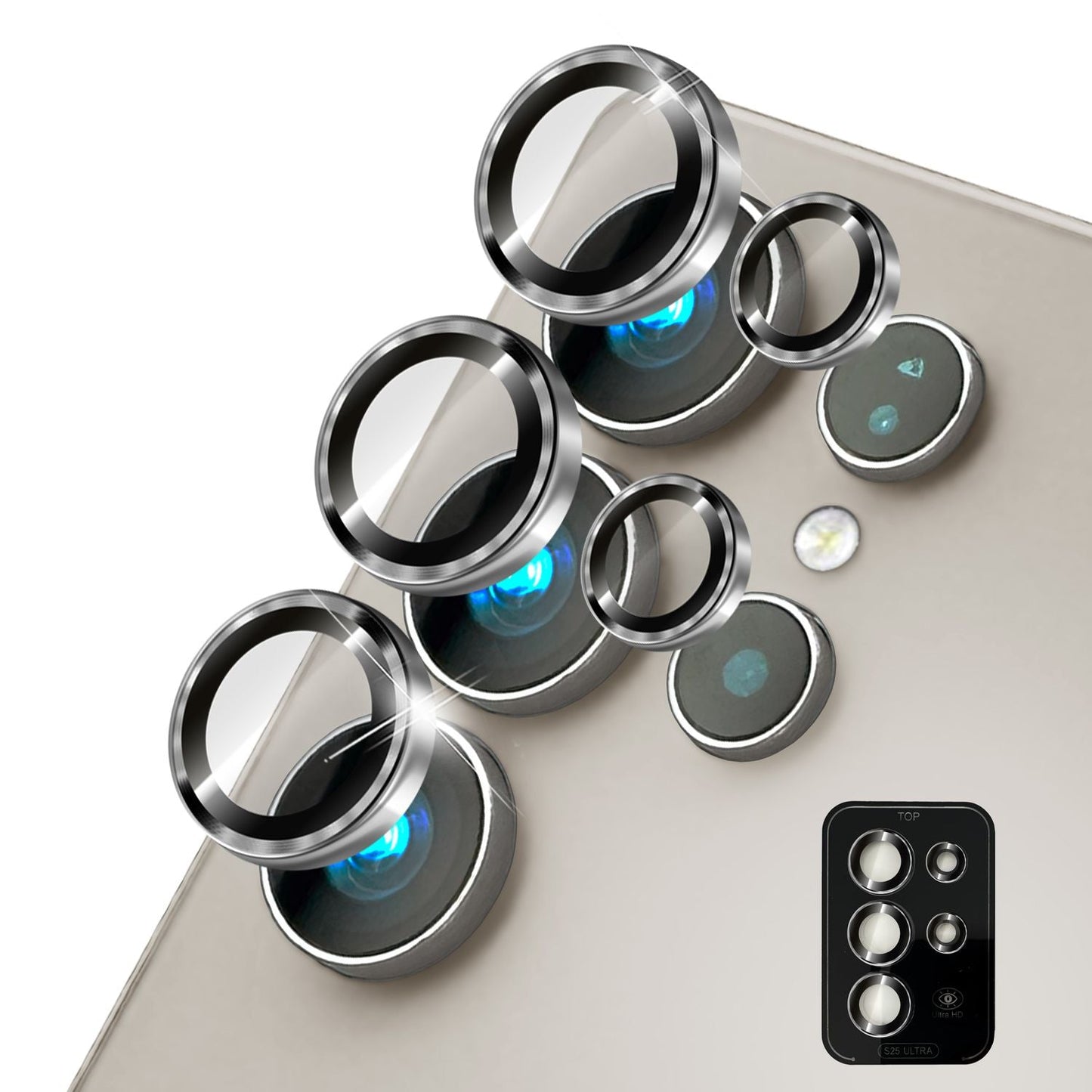 NALIA Focus.Pro CLX Reflexionsfreies Glas - 9H Für S25 Ultra 5er Pack