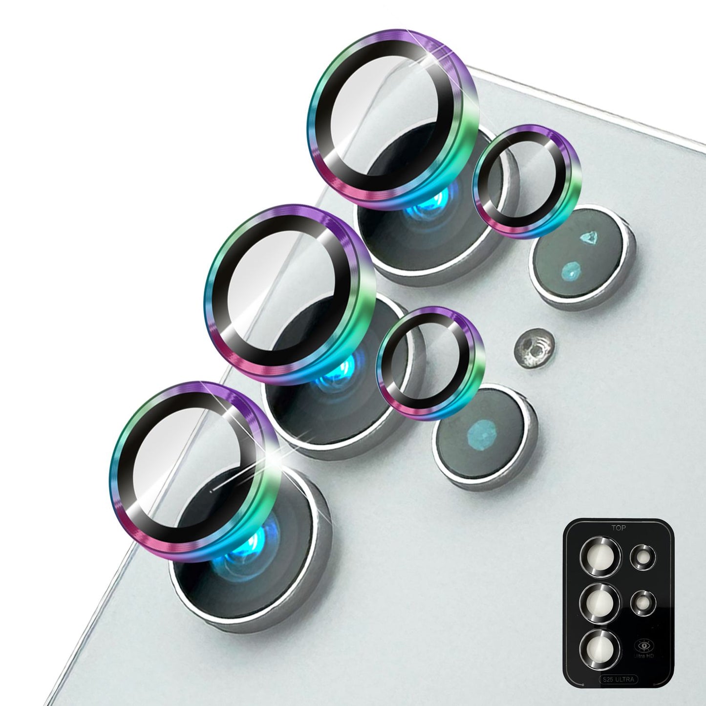 NALIA Focus.Pro CLX Reflexionsfreies Glas - 9H Für S25 Ultra 5er Pack