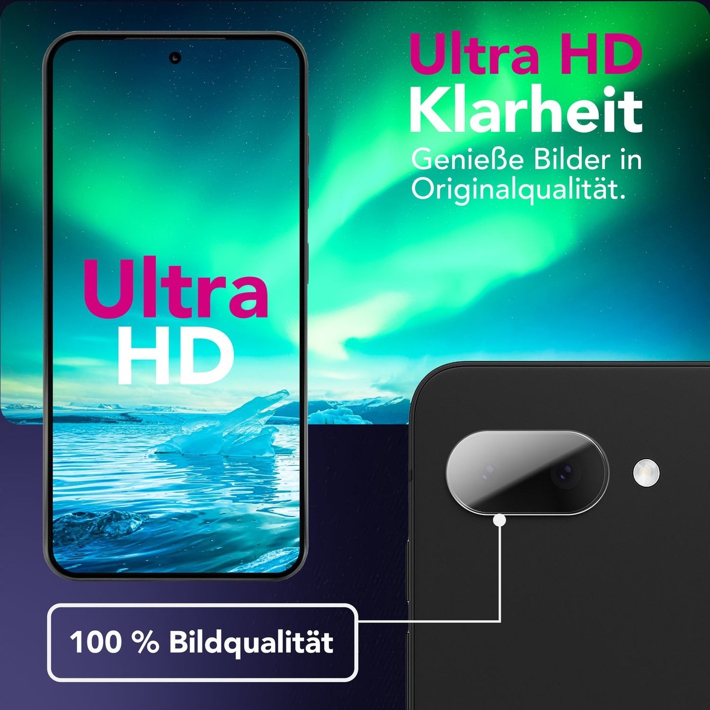 NALIA Focus.X2 MAX Kameraschutz - 9H Härte, Ultra-Klar, Passgenau Für Pixel 9a Schutzglas