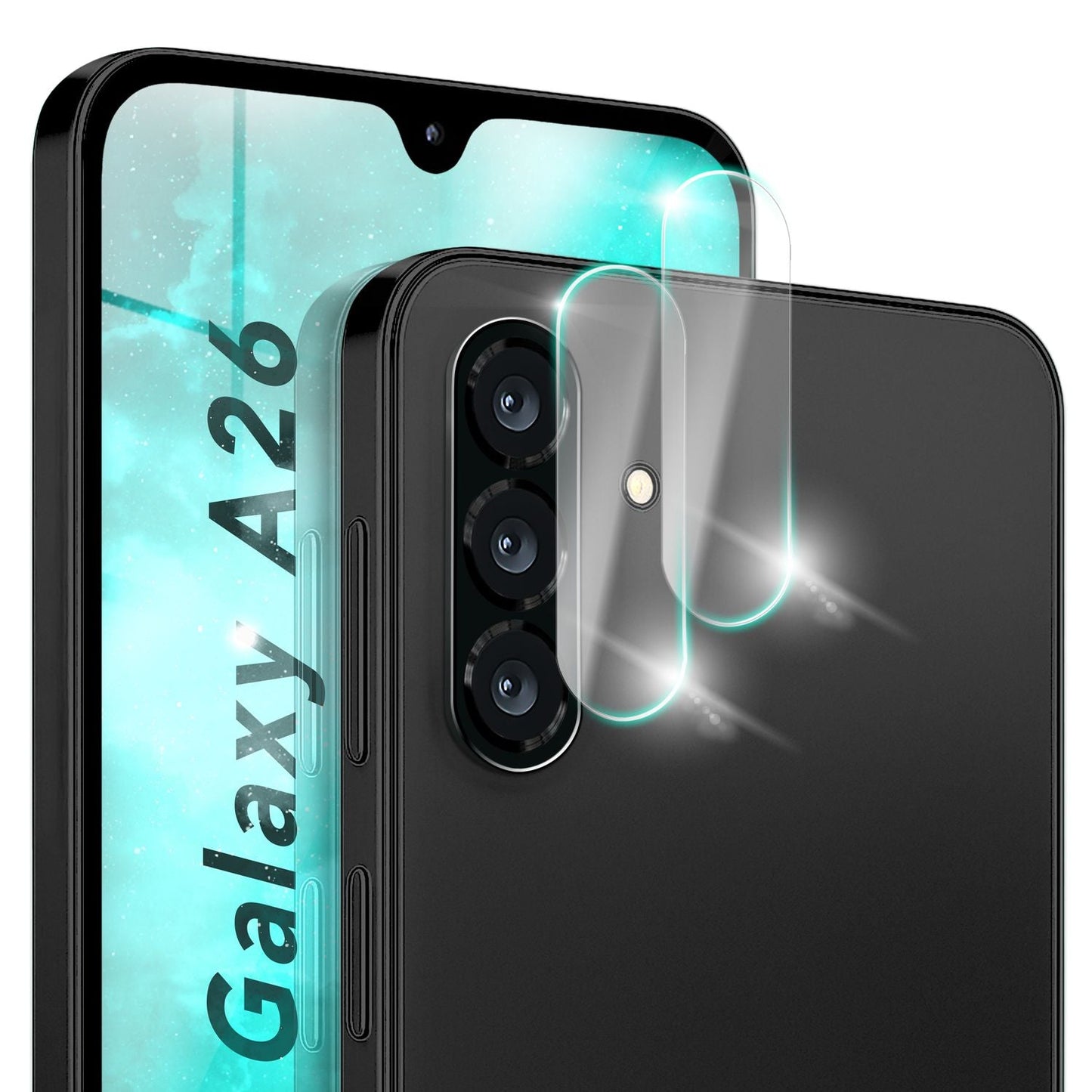 NALIA Focus.X2 MAX Kameraschutz - 9H Härte Ultra Klar Hüllenfreundlich