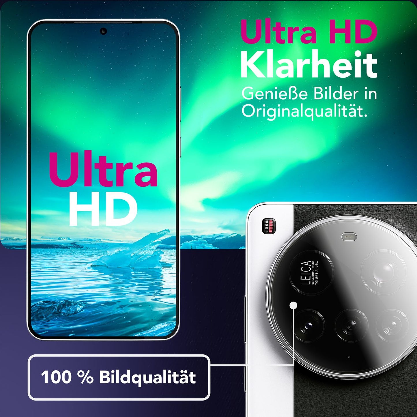 NALIA Focus.X2 MAX Kameraschutz - 9H Härte, Ultra-Klar, Passgenau