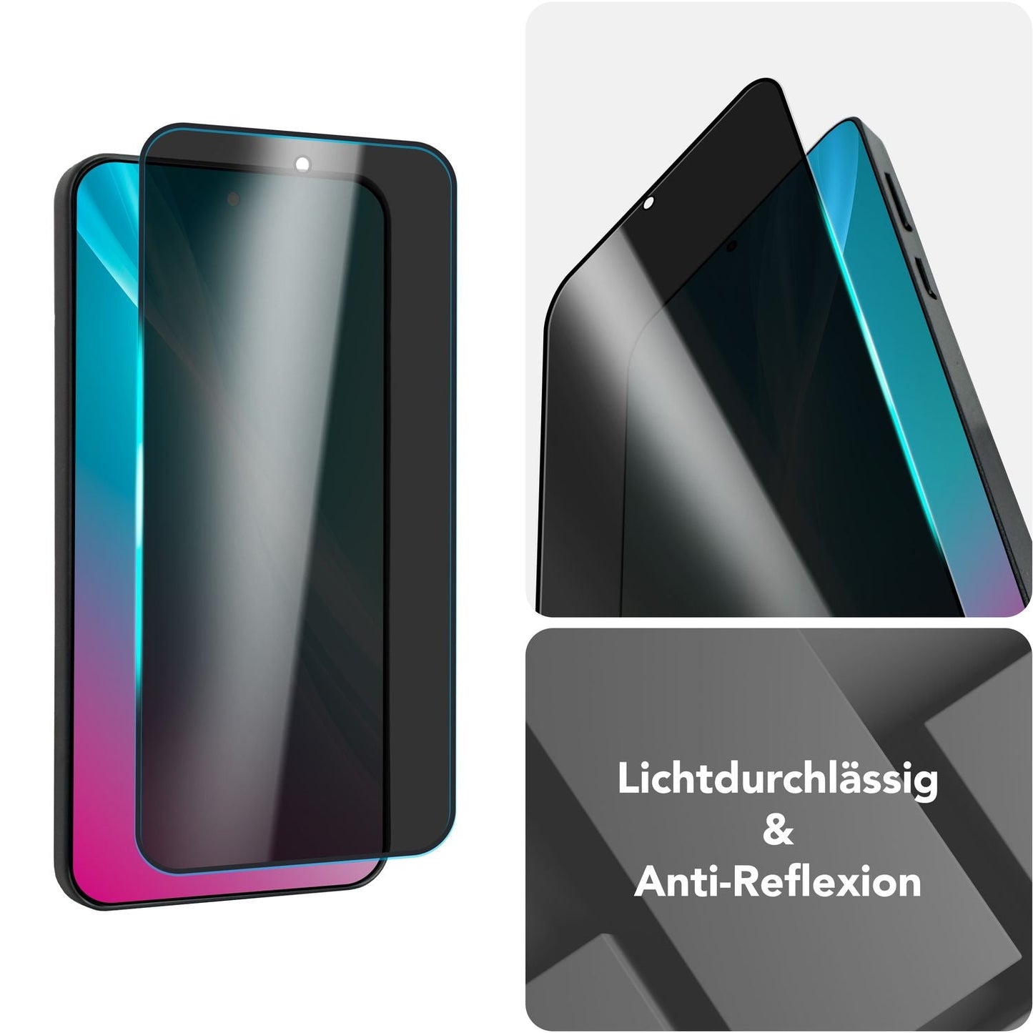 NALIA AntiSpyX Xiaomi 15 Ultra Blickschutzfolie - 9H Glas, Dicke 0,33 mm, Blasenfrei