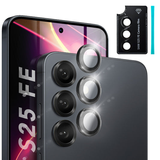 NALIA FocusPro CLX Kamera Glas - 9H Härte, Selbstklebend, Hüllenfreundlich Für Galaxy S25 FE
