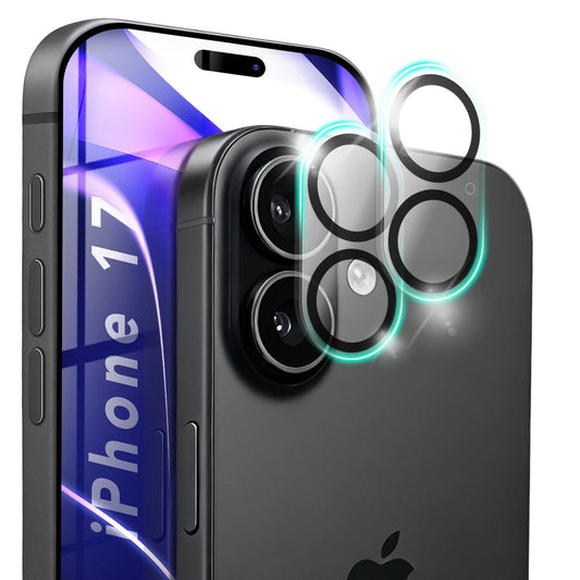 NALIA Focus.X2 MAX Klarer Kameraschutz Für Apple IPhone 17 - 9H Härte, 2er Set, Anti-Reflex