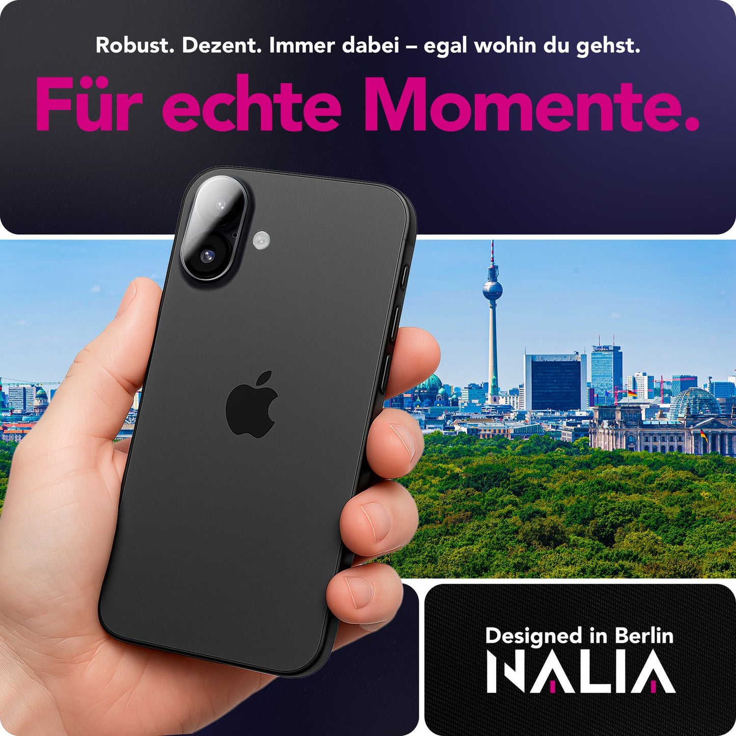 NALIA Focus.X2 MAX Klarer Kameraschutz Für Apple IPhone 17 - 9H Härte, 2er Set, Anti-Reflex
