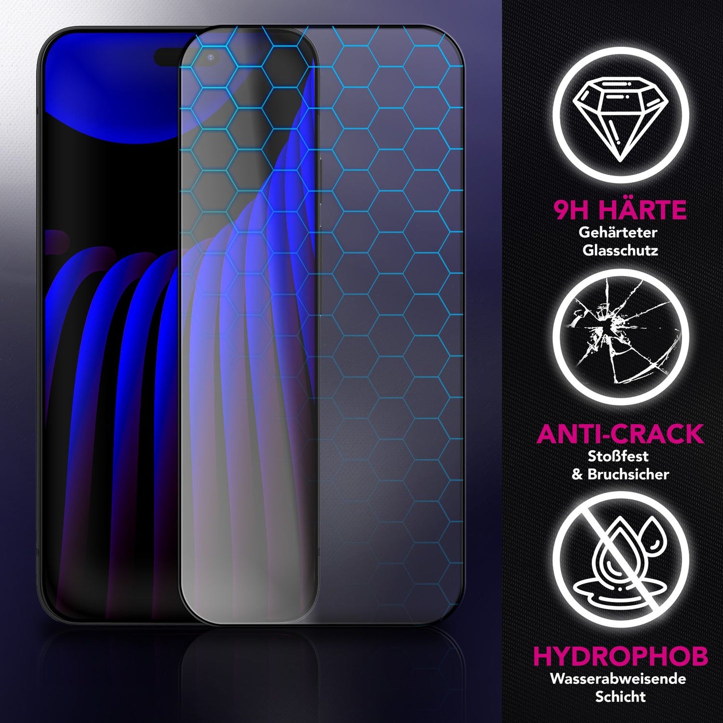 NALIA ArmorGlassX Displayschutz Für Apple IPhone 17 - 9H Härte Oleophob Kratzfest