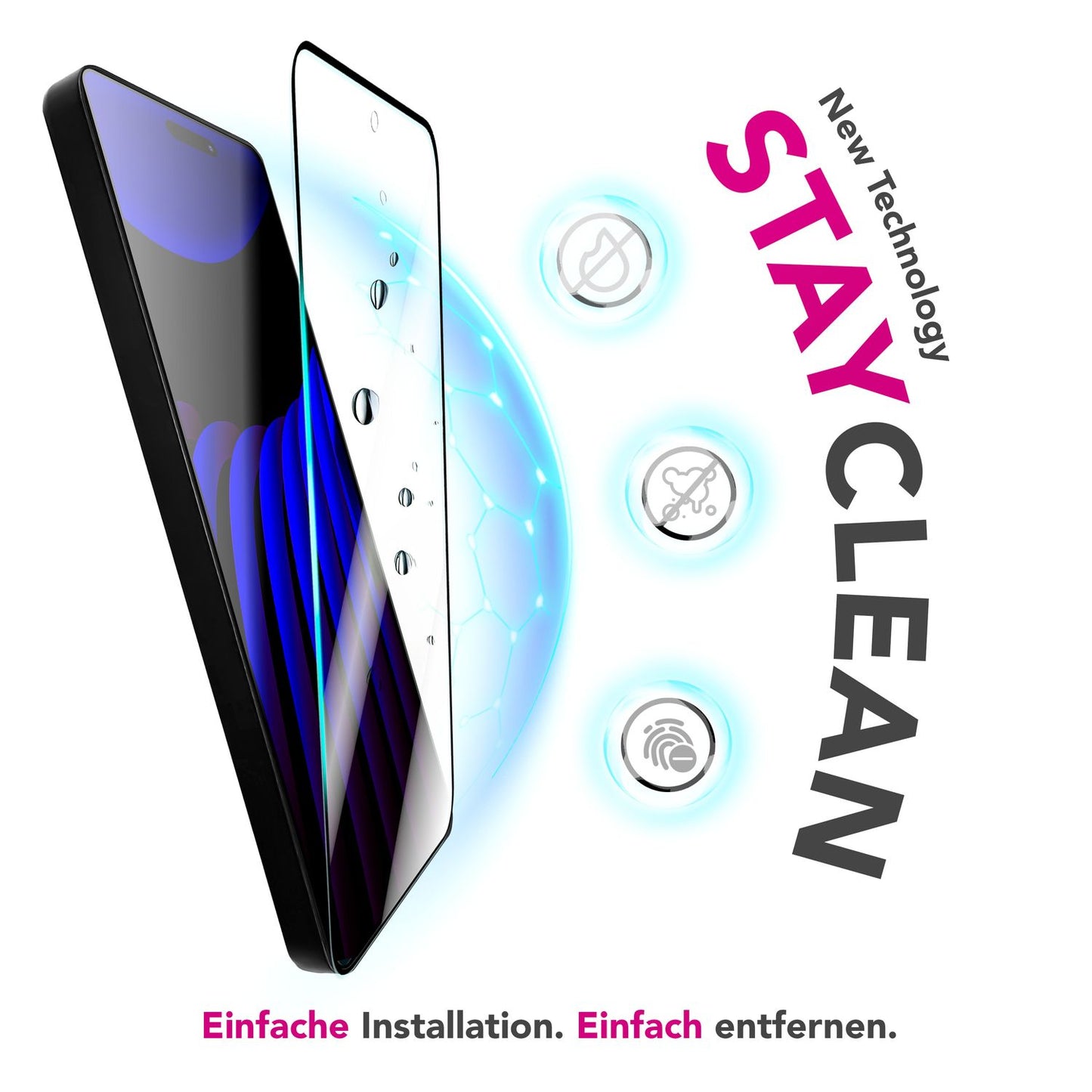 NALIA ArmorGlassX Displayschutz Für Apple IPhone 17 - 9H Härte Oleophob Kratzfest