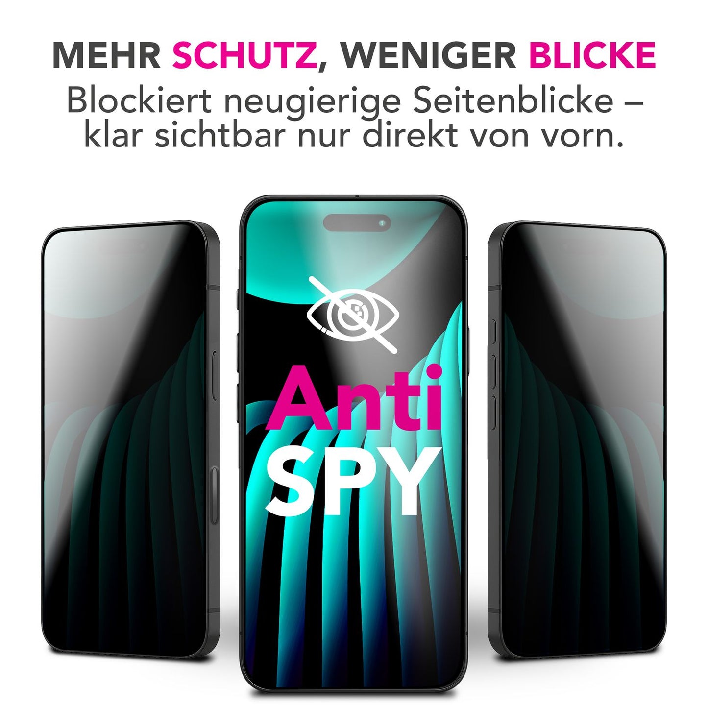 NALIA Berlin AntiSpyX Blickschutz Glas Für iPhone 17 Air - 9H Härte Oleophob Blasenfrei
