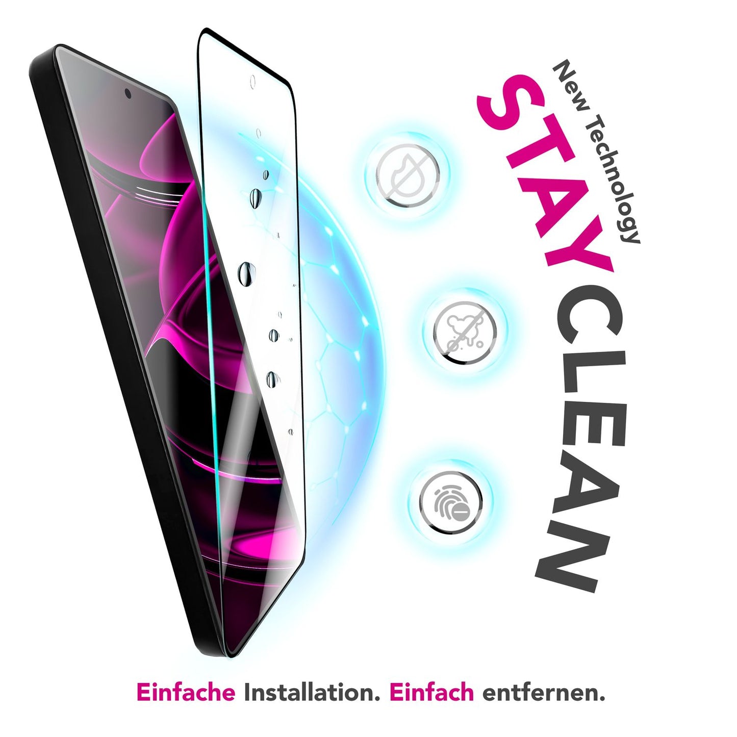 NALIA ArmorGlassX Displayschutz Klar - Für Google Pixel 10/10 Pro, 9H Härte, Case-Kompatibel, Touch-Sensitiv