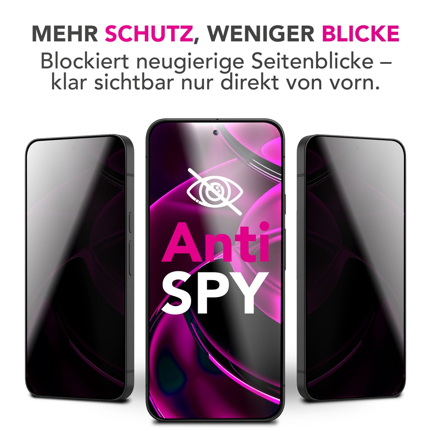 NALIA Sticla de protecție pentru ecran AntiSpyX Discreet - Duritate 9H, Grosime 0,3 mm, Compatibil cu Pixel 10/10 Pro