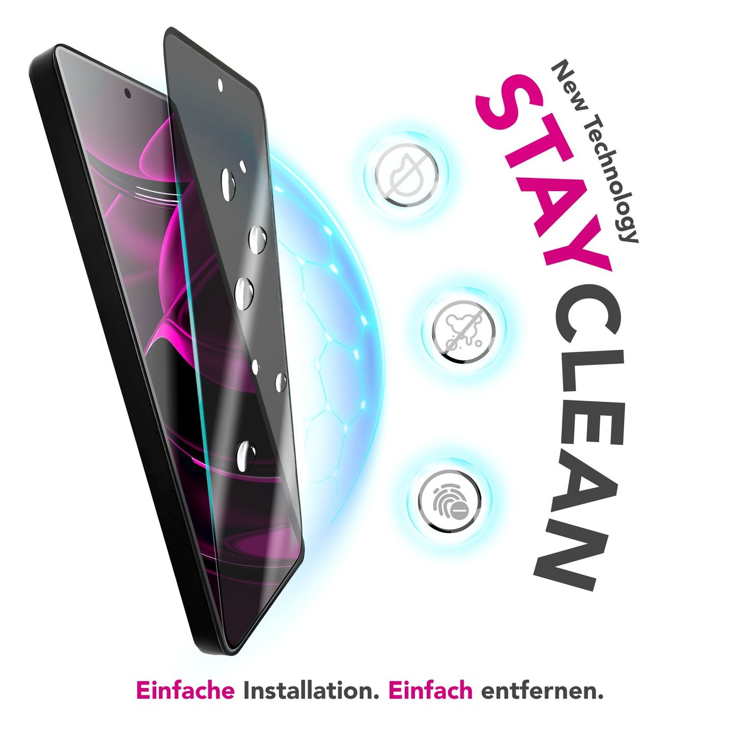 NALIA Sticla de protecție pentru ecran AntiSpyX Discreet - Duritate 9H, Grosime 0,3 mm, Compatibil cu Pixel 10/10 Pro