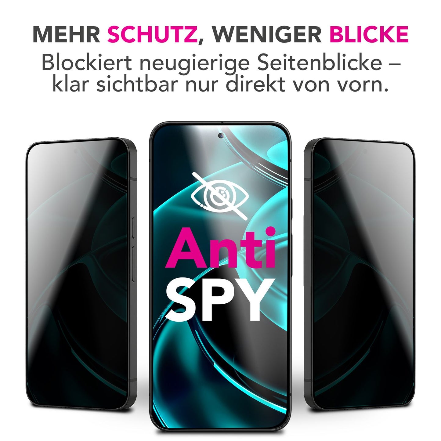 NALIA AntiSpyX, folie de protecție discretă pentru ecran - duritate 9H, grosime 0,33 mm, potrivire perfectă pentru Pixel 10 Pro XL