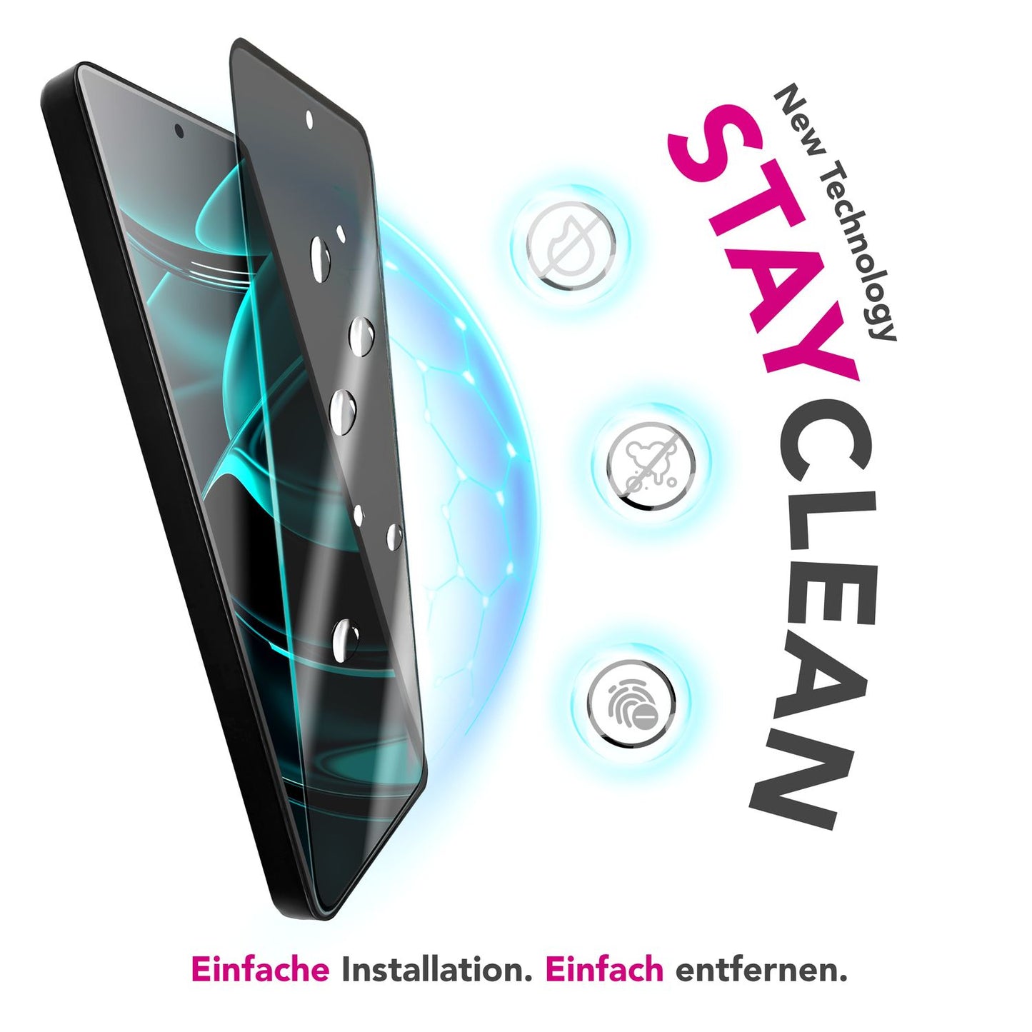 NALIA AntiSpyX, folie de protecție discretă pentru ecran - duritate 9H, grosime 0,33 mm, potrivire perfectă pentru Pixel 10 Pro XL