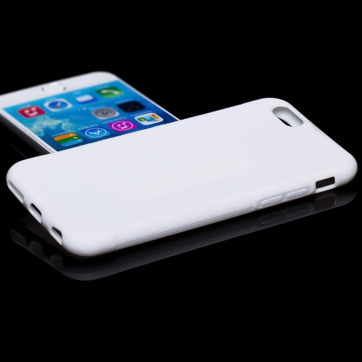 NALIA iPhone 6/6S Silikon Hülle Anti Slip - Ultra-Slim, Matte Oberfläche, Kompatibel 6/6S