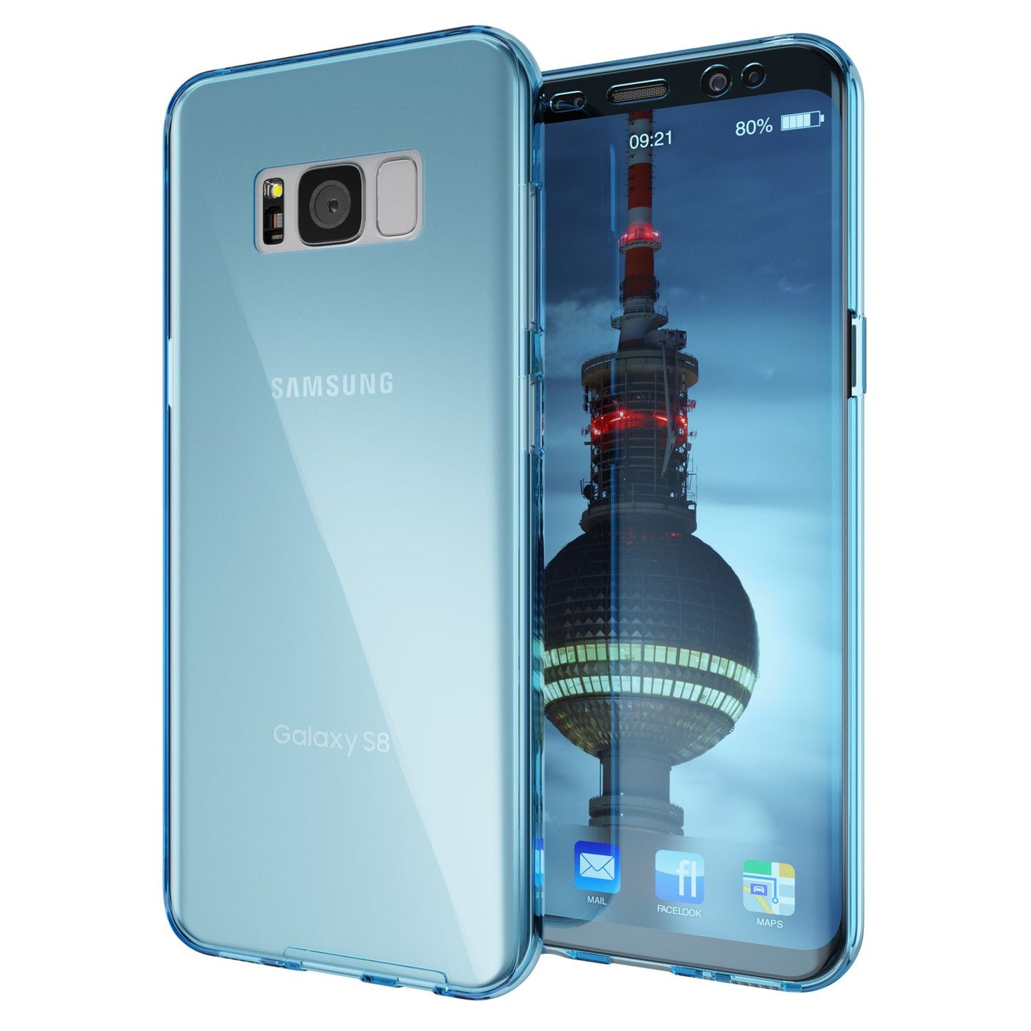 Etui NALIA 360 stopni do Samsunga Galaxy S8 Plus – kompleksowa ochrona, smukłe, przezroczyste etui silikonowe