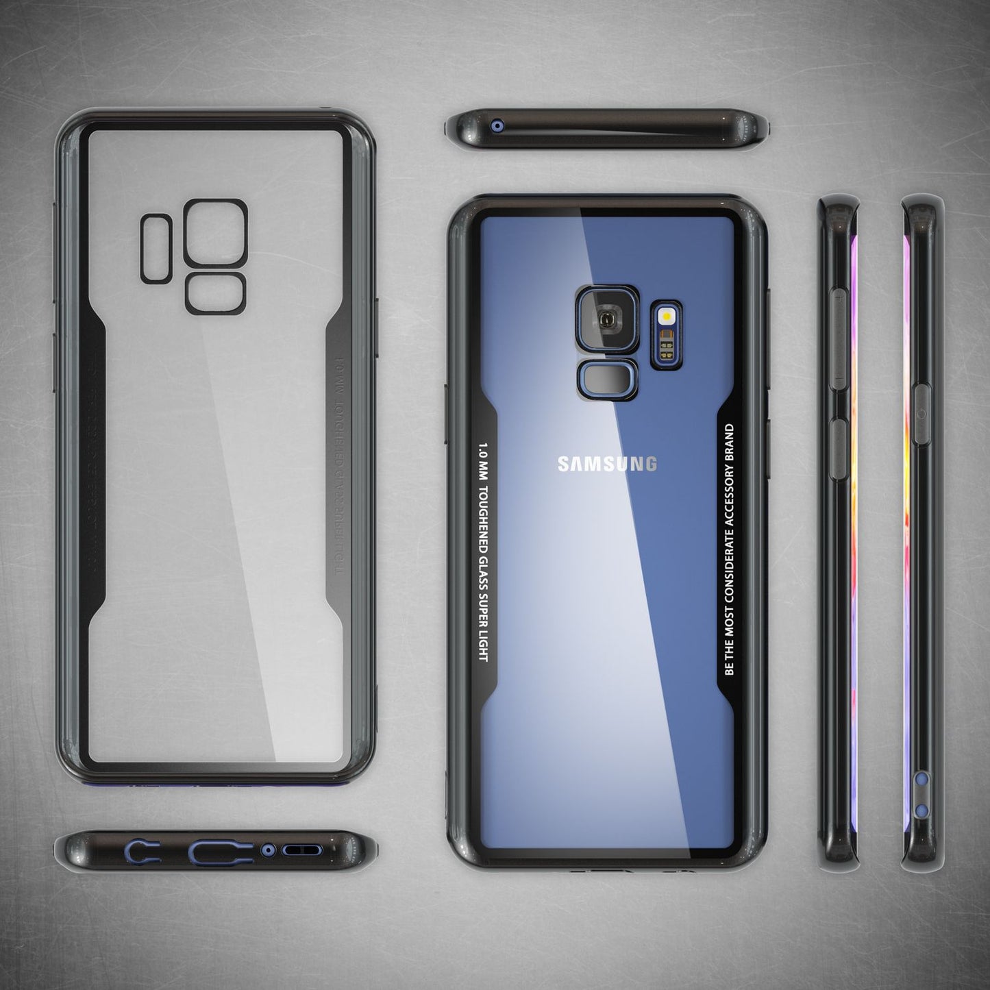 NALIA Hülle Galaxy S9 Ultra Slim - Dicke 0,7 mm Transparent Passgenau