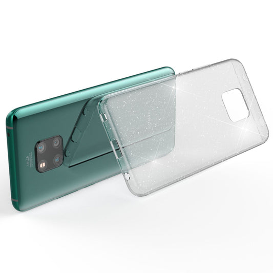 Etui NALIA Glitter Glamour – kompatybilne z Huawei Mate20 Pro, materiał TPU, precyzyjne dopasowanie