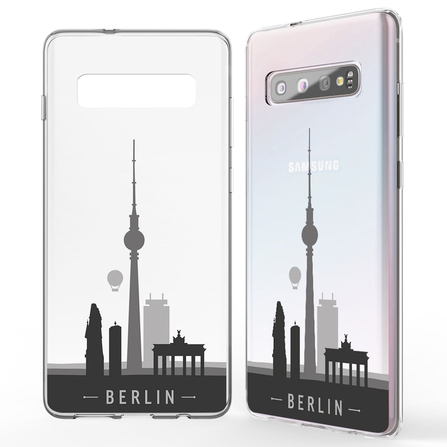 NALIA Hülle Samsung Galaxy S10 Motiv Silikon Case - Dünn Transparent 0,7 Millimeter Kompakt