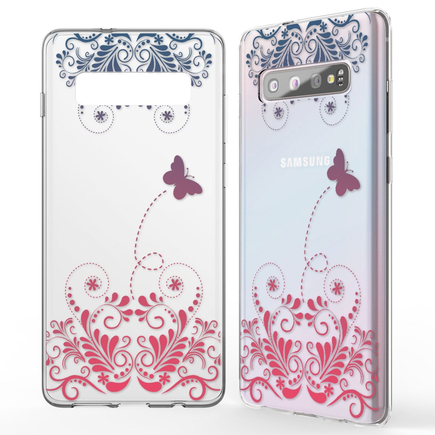 NALIA Hülle Samsung Galaxy S10 Motiv Silikon Case - Dünn Transparent 0,7 Millimeter Kompakt