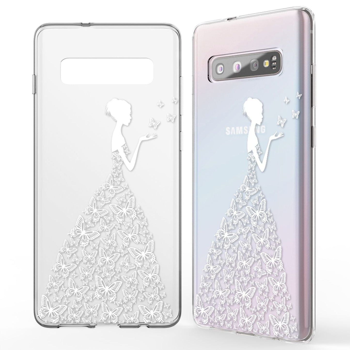 NALIA Hülle Samsung Galaxy S10 Motiv Silikon Case - Dünn Transparent 0,7 Millimeter Kompakt