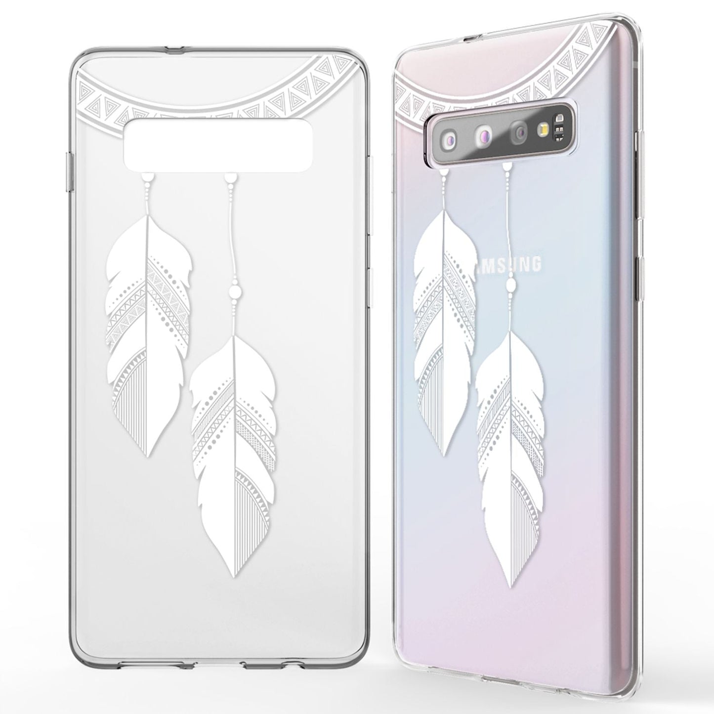 NALIA Hülle Samsung Galaxy S10 Motiv Silikon Case - Dünn Transparent 0,7 Millimeter Kompakt