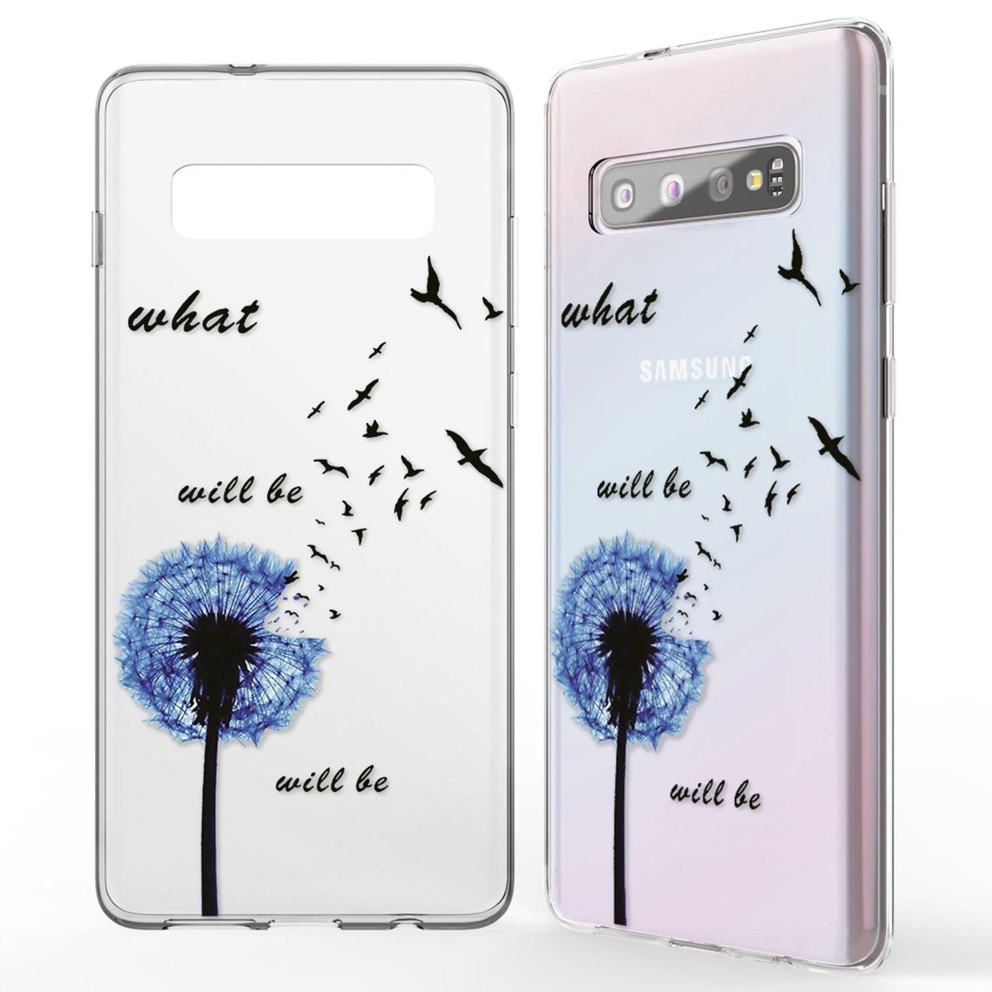 NALIA Hülle Samsung Galaxy S10 Motiv Silikon Case - Dünn Transparent 0,7 Millimeter Kompakt