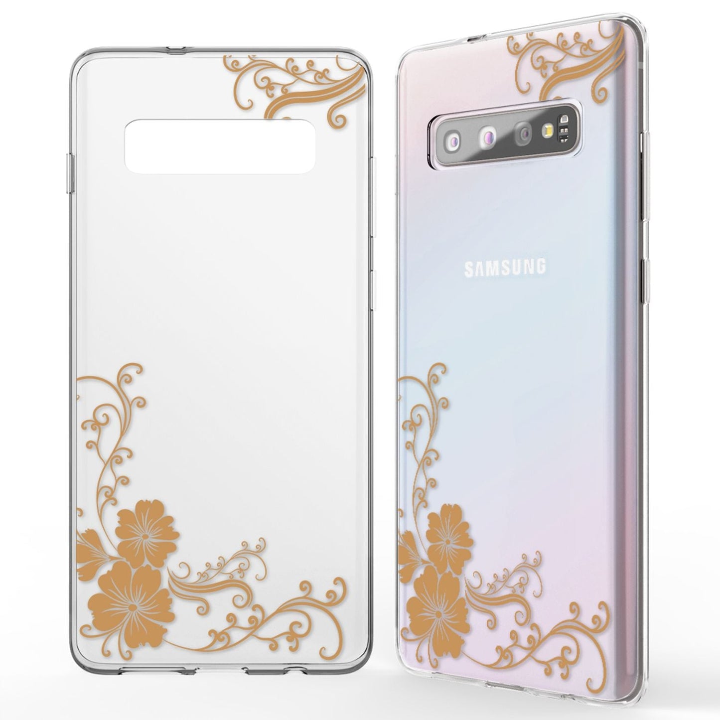 NALIA Hülle Samsung Galaxy S10 Motiv Silikon Case - Dünn Transparent 0,7 Millimeter Kompakt