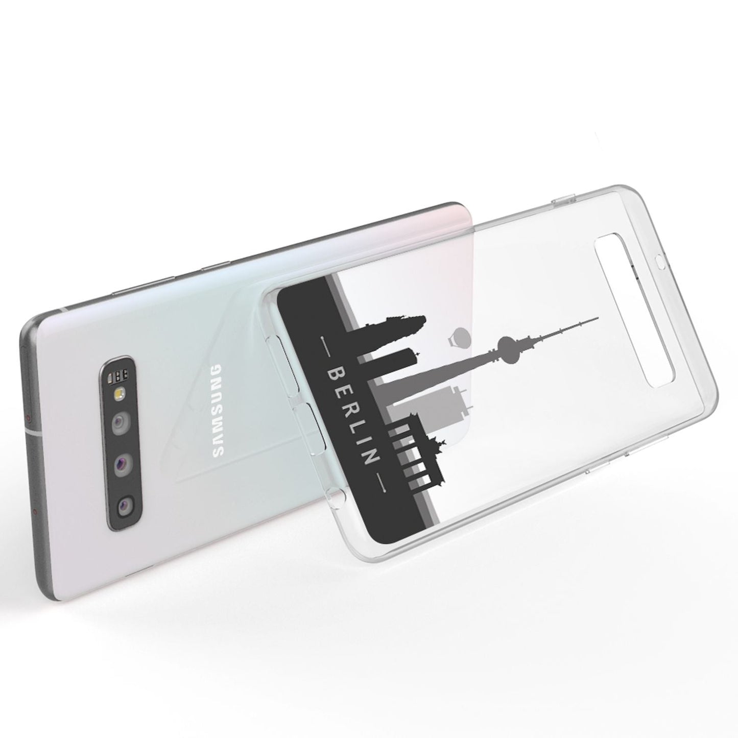 NALIA Hülle Samsung Galaxy S10 Motiv Silikon Case - Dünn Transparent 0,7 Millimeter Kompakt