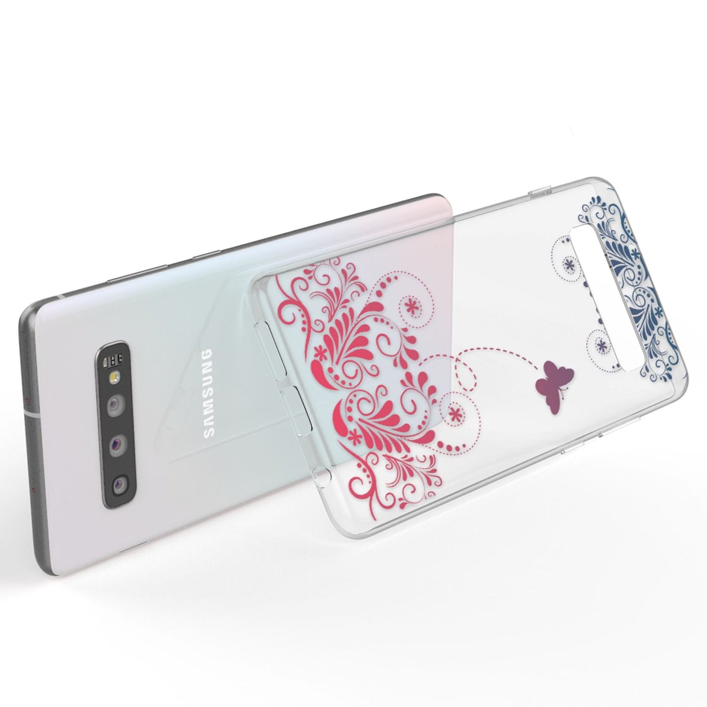 NALIA Hülle Samsung Galaxy S10 Motiv Silikon Case - Dünn Transparent 0,7 Millimeter Kompakt