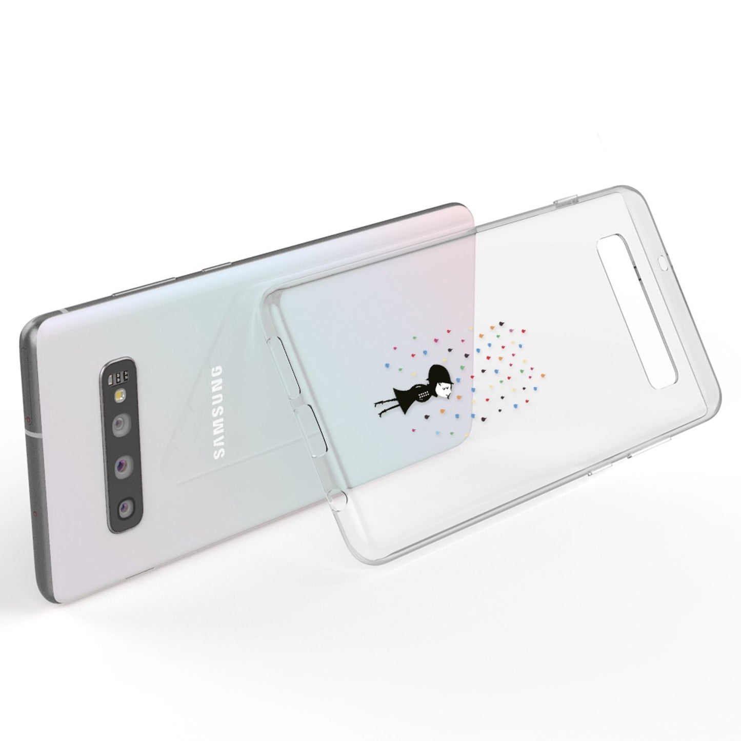 NALIA Hülle Samsung Galaxy S10 Motiv Silikon Case - Dünn Transparent 0,7 Millimeter Kompakt